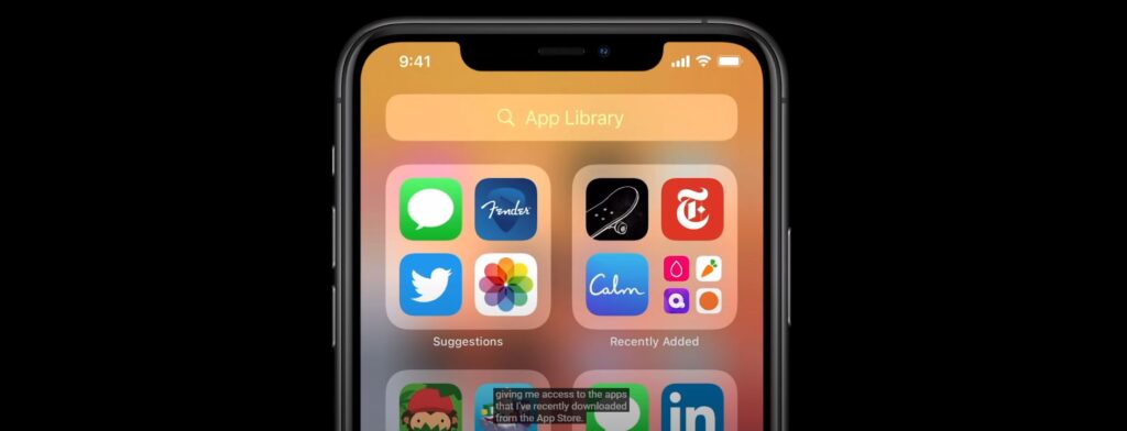 iOS 14 app library 1