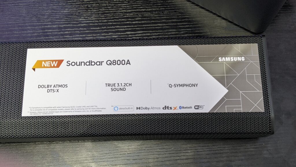 samsung q800a soundbar