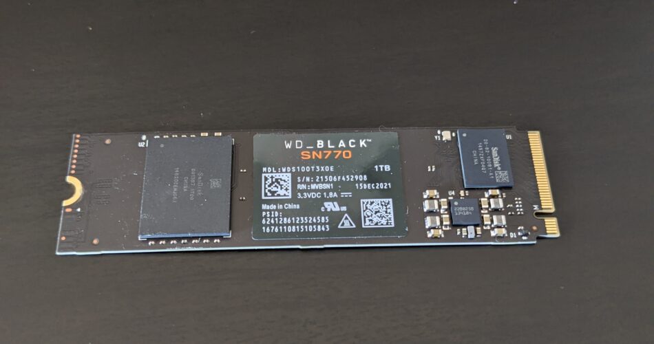 wd_black sn770 NVMe drive
