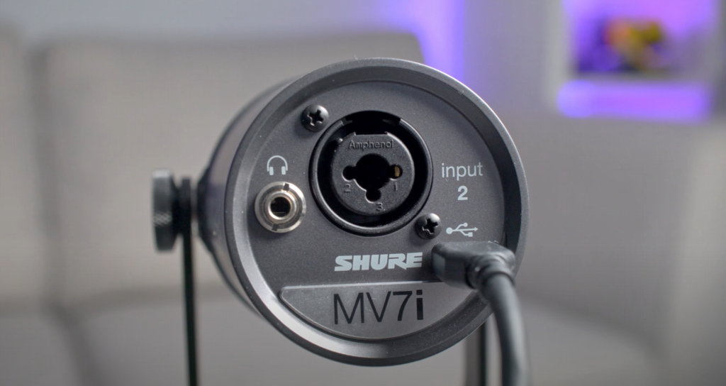 shure mv7i microphone